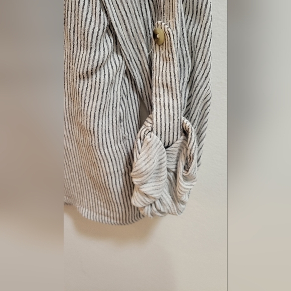 Sim & Sam Striped Button Shirt - Picture 2 of 5